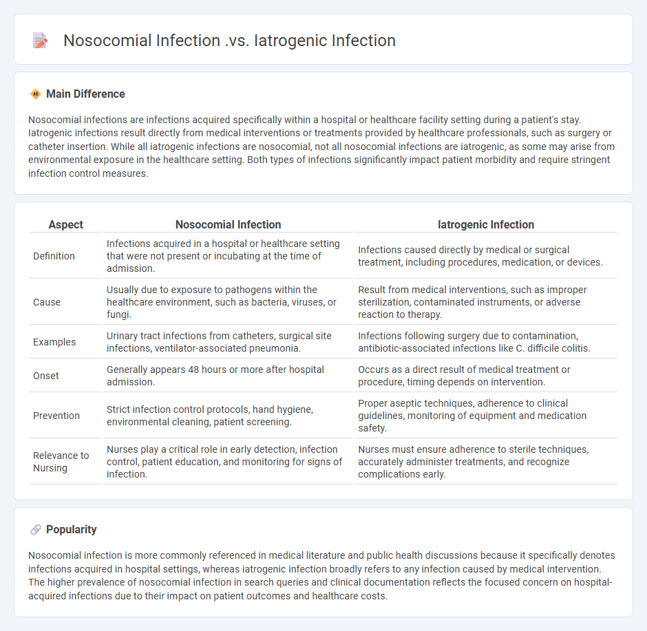 Nosocomial Infection vs Iatrogenic Infection in Nursing - Understanding the Key Differences and Implications