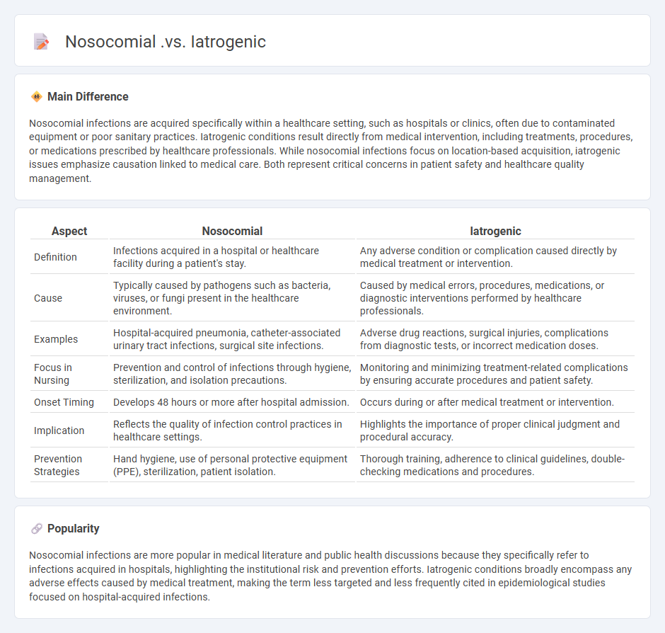 Nosocomial vs Iatrogenic in Nursing - Understanding the Key Differences and Clinical Implications