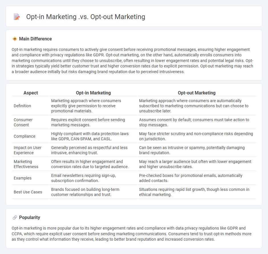 Opt-in Marketing vs Opt-out Marketing - Key Differences and Best Practices