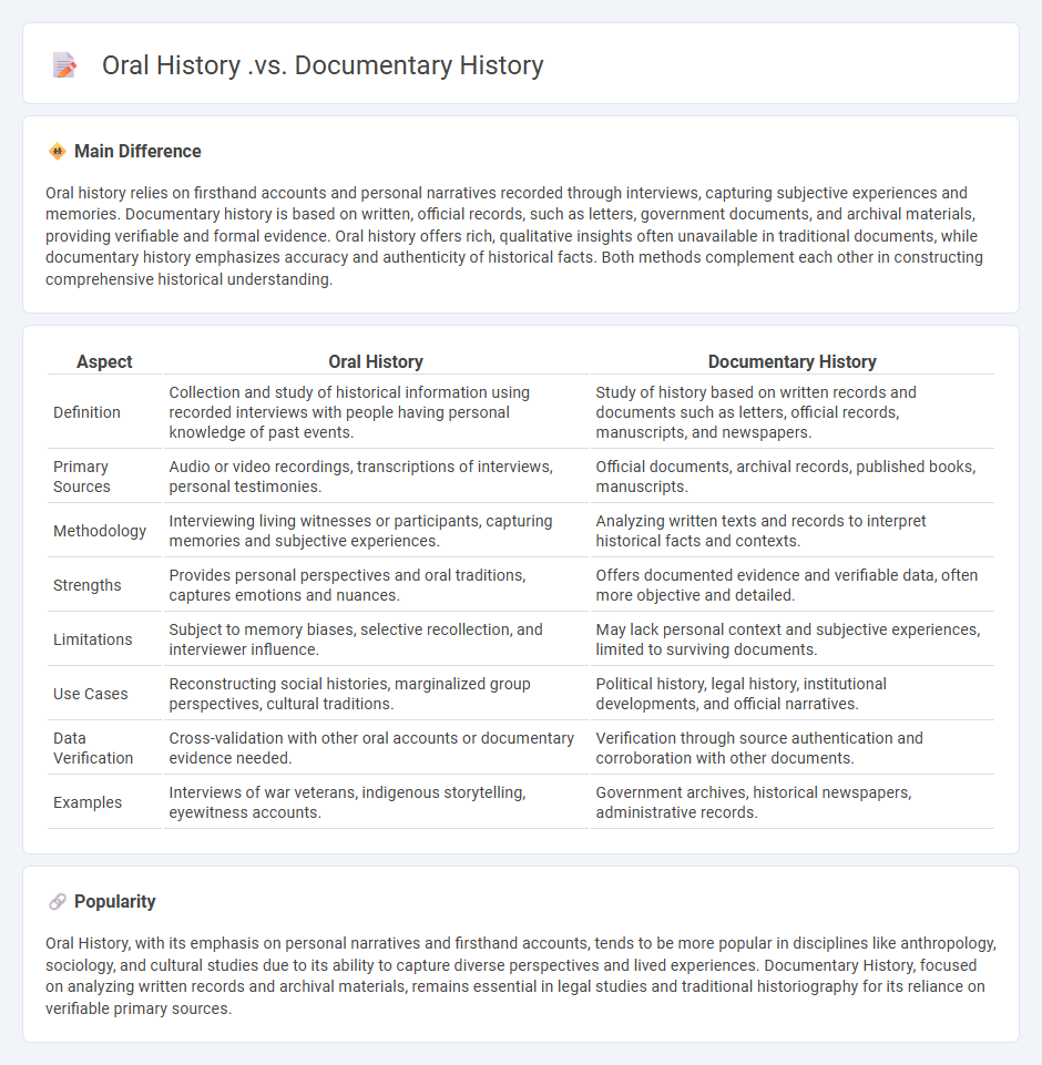 Oral History vs Documentary History - Understanding the Distinction and Their Roles in Historical Research