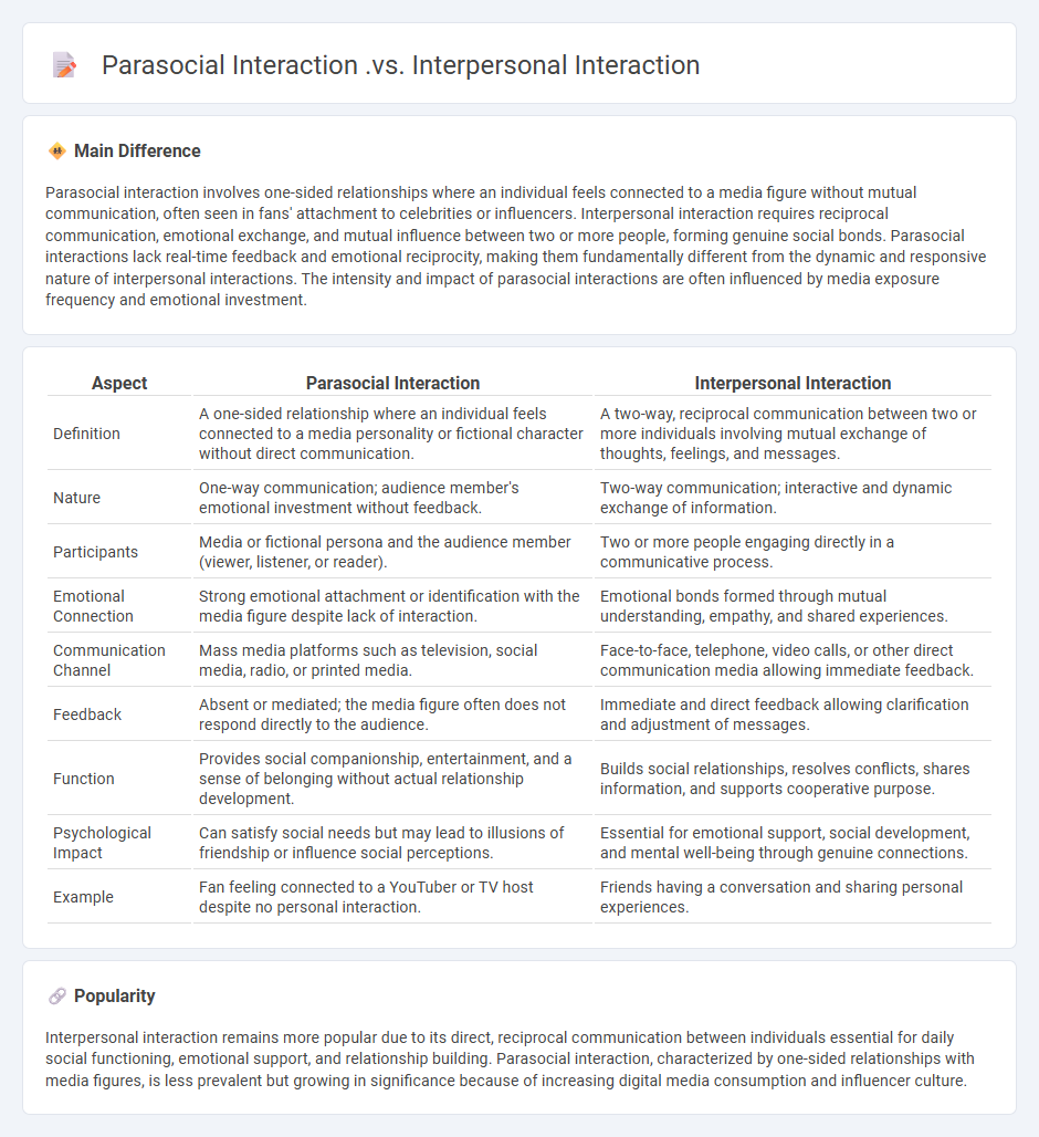 The Difference Between Parasocial Interaction vs Interpersonal Interaction Communication - Understanding Key Communication Dynamics