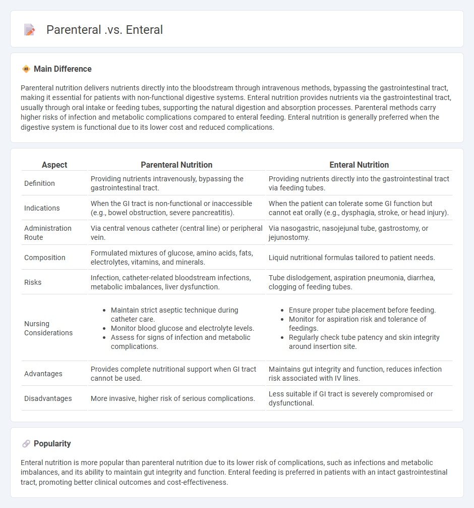 Parenteral vs Enteral Nursing: Understanding the Key Differences in Nutritional Support