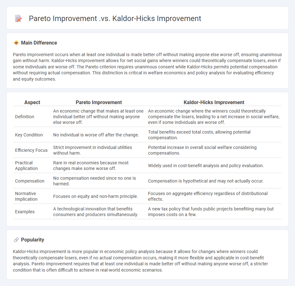 The Difference Between Pareto Improvement vs Kaldor-Hicks Improvement in Economics - Understanding Efficiency Criteria