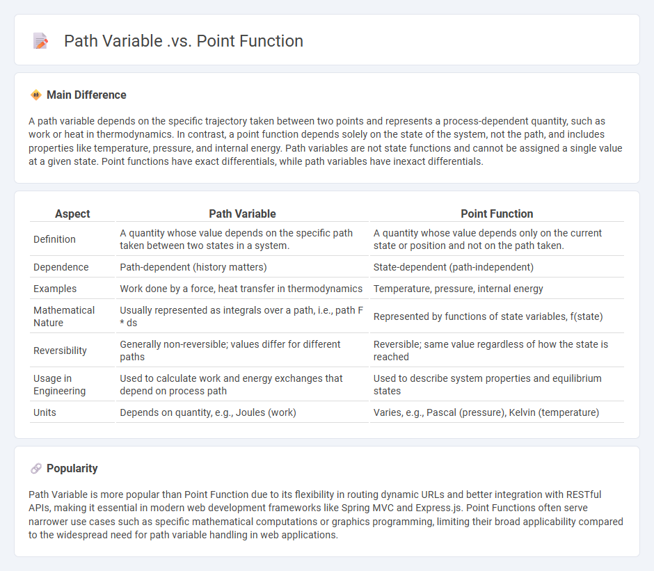 Path Variable vs Point Function in Engineering - Key Differences Explained