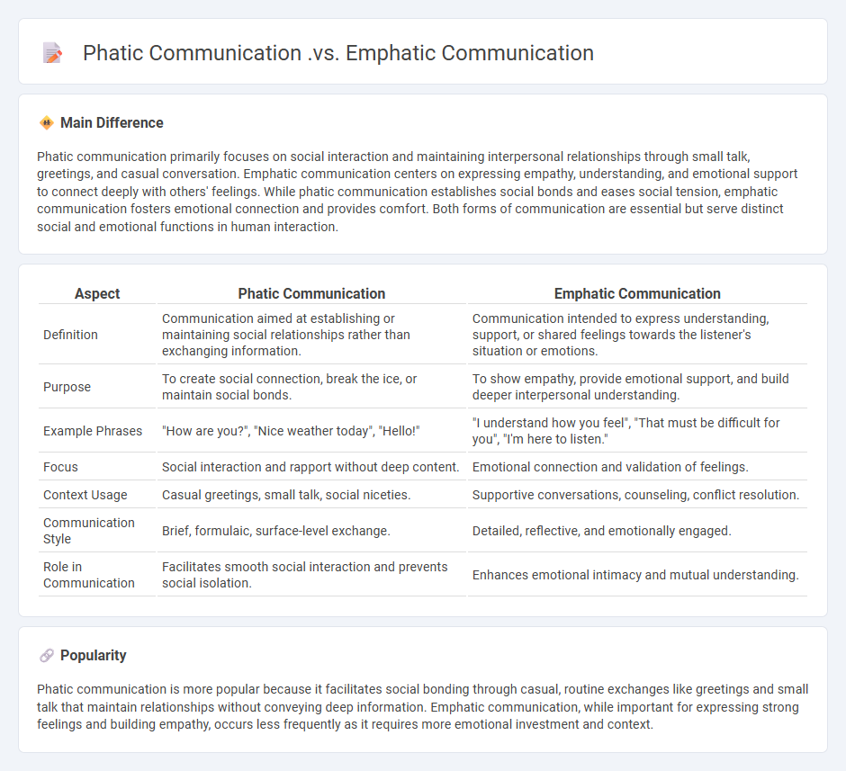 Phatic Communication vs Emphatic Communication - Understanding Their Roles and Differences