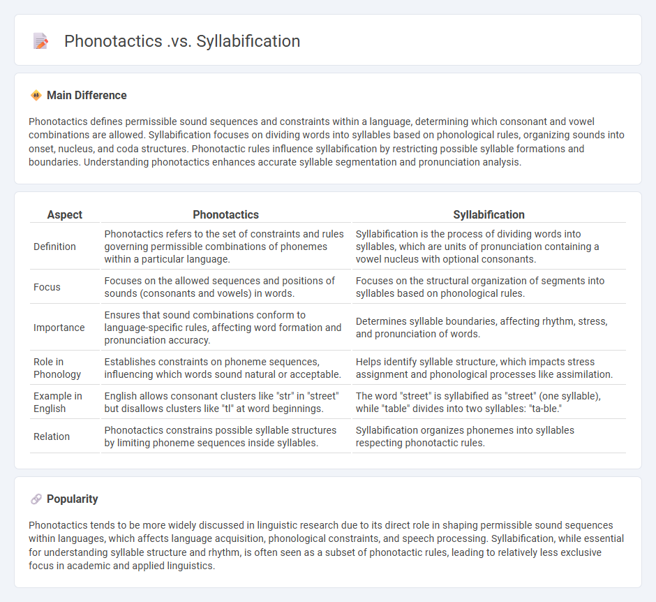 Phonotactics vs Syllabification in English - Understanding Their Roles in Pronunciation and Word Structure