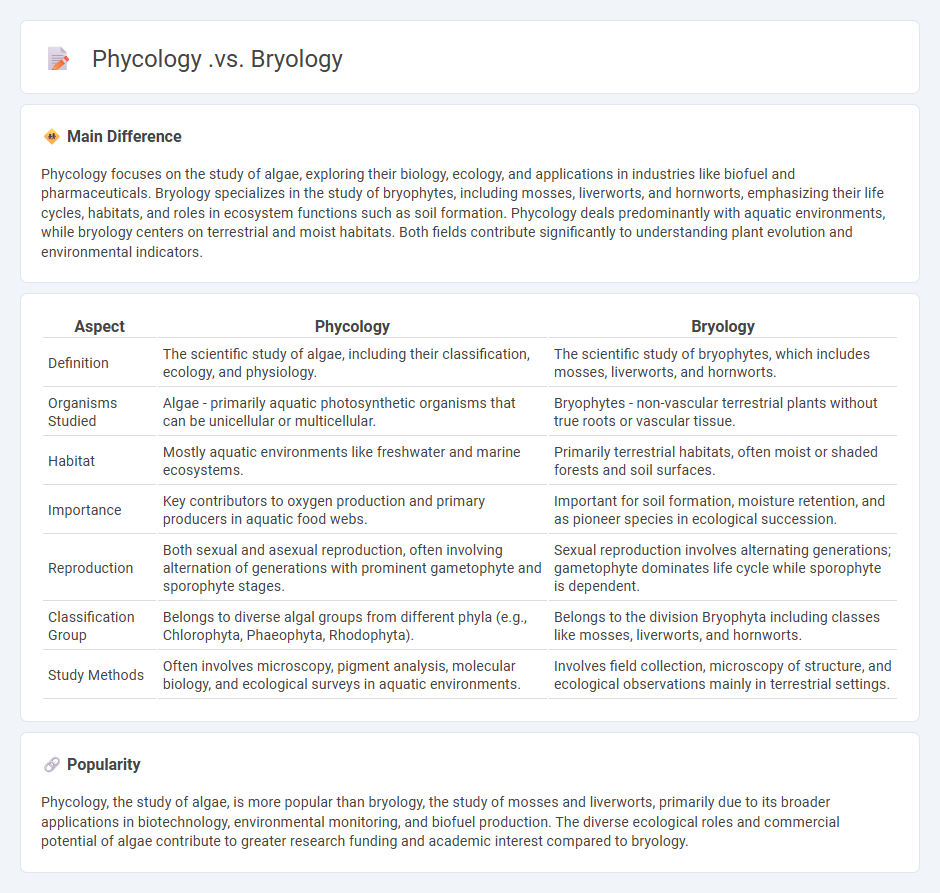 Phycology vs Bryology - Understanding the Key Differences Between Algae and Moss Studies