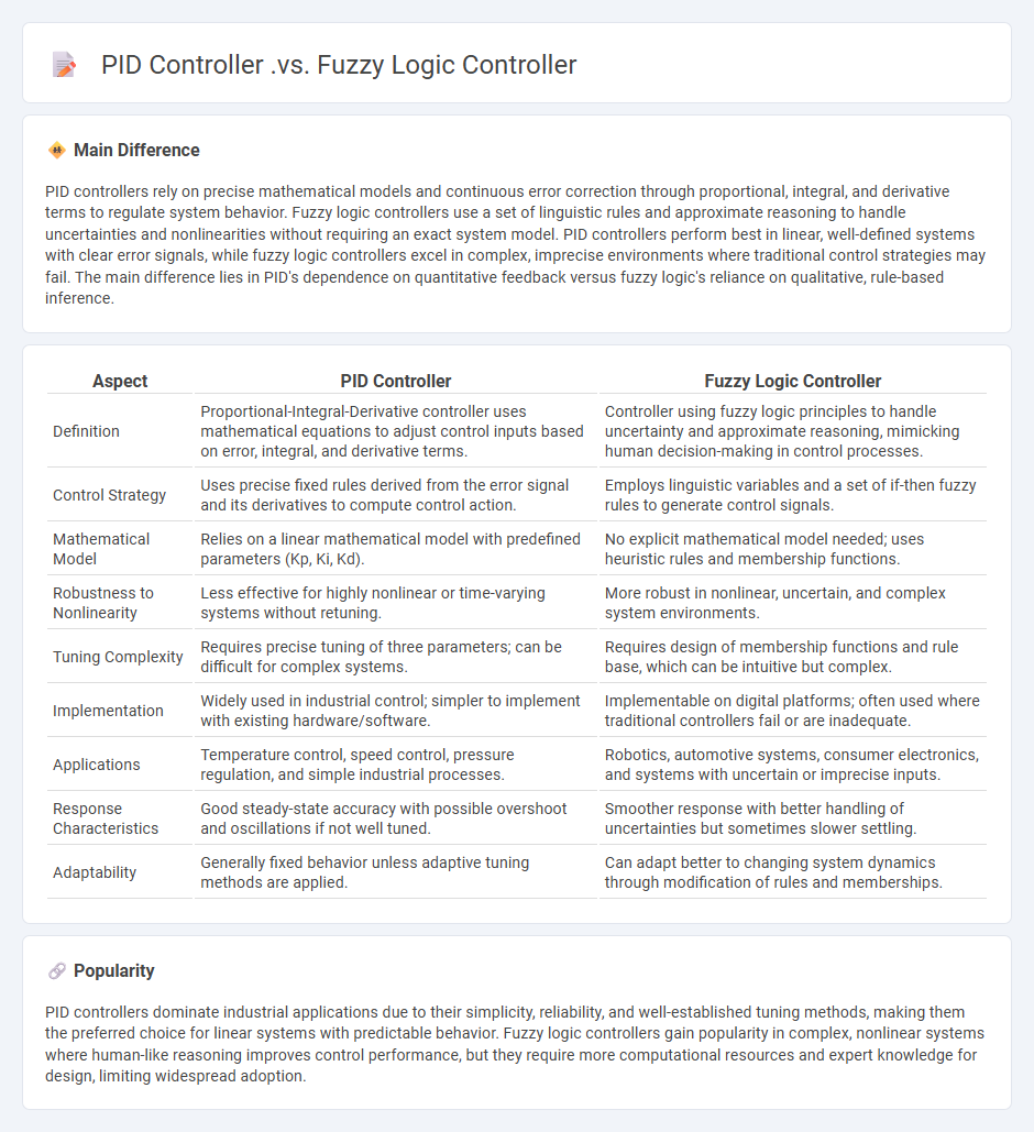 PID Controller vs Fuzzy Logic Controller: Key Differences in Engineering Applications