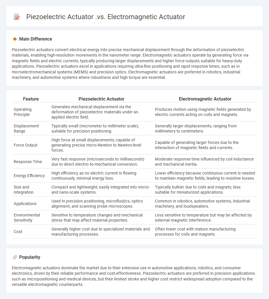The Difference Between Piezoelectric Actuators vs Electromagnetic Actuators in Engineering Applications
