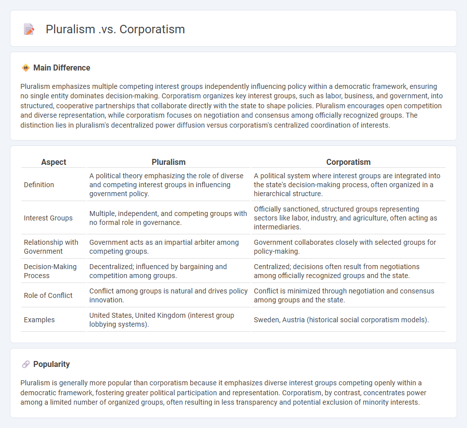 Pluralism vs Corporatism in Politics - Understanding Key Differences and Impacts