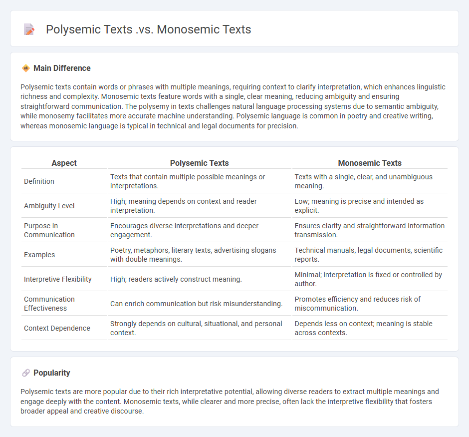 The Difference Between Polysemic Texts vs Monosemic Texts in Communication