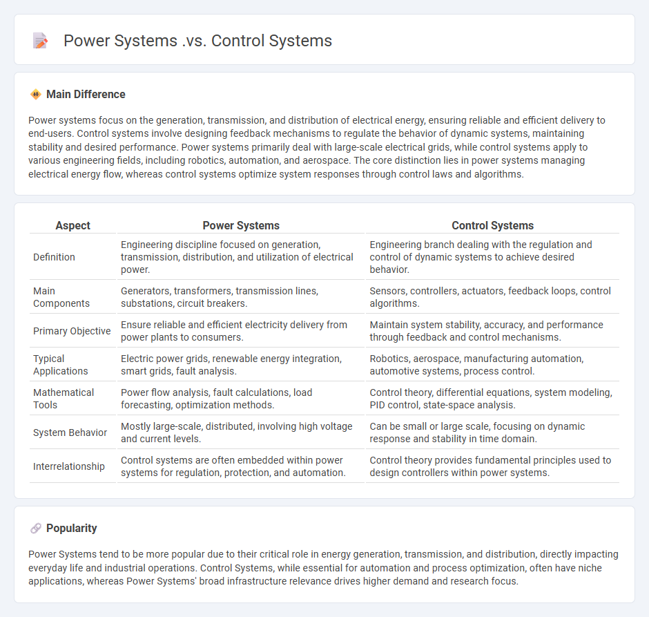 Power Systems vs Control Systems Engineering - Understanding the Key Differences and Applications