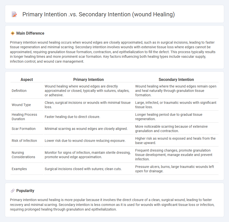 Primary Intention vs Secondary Intention in Wound Healing - A Nursing Perspective