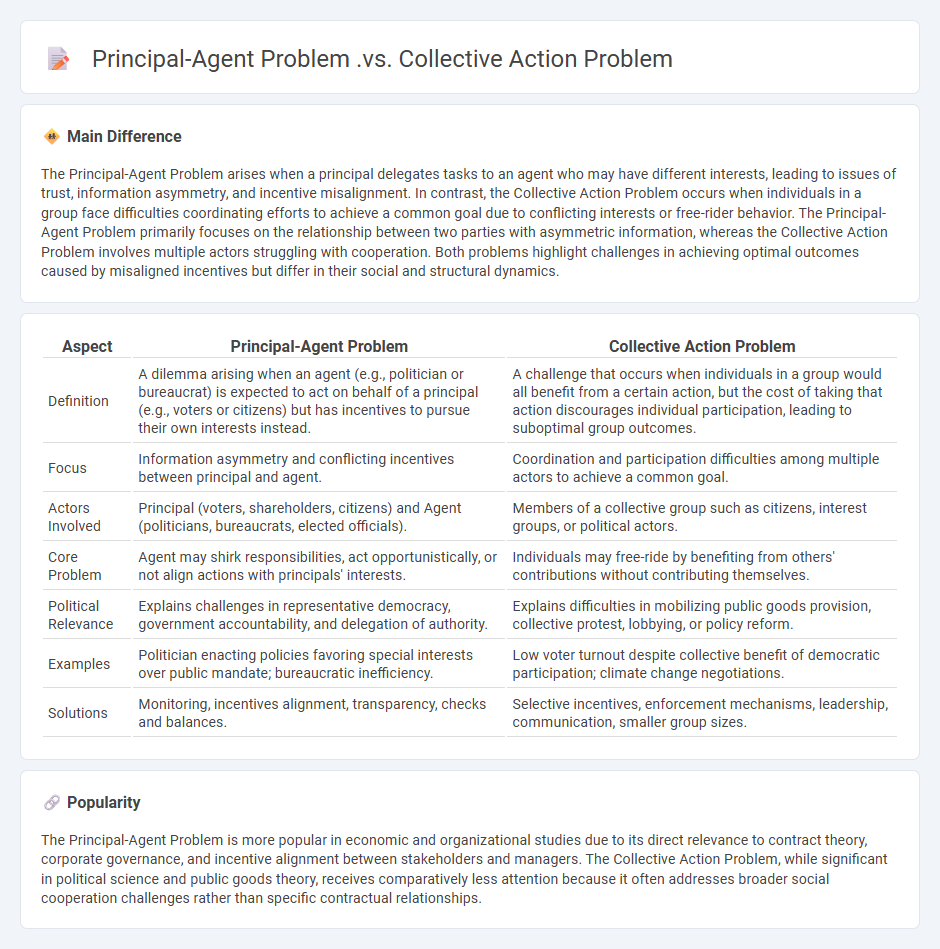Principal-Agent Problem vs Collective Action Problem in Politics - Understanding the Key Differences and Implications