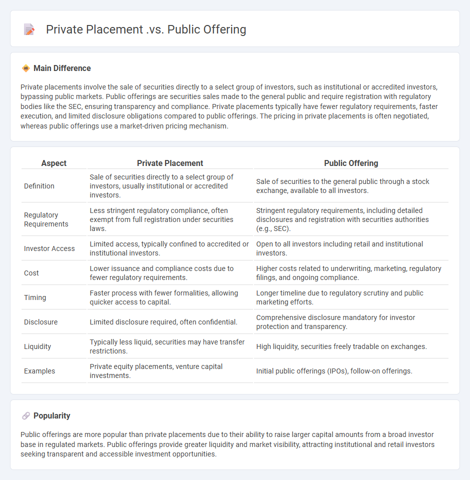 Private Placement vs Public Offering in Finance - Understanding the Key Differences