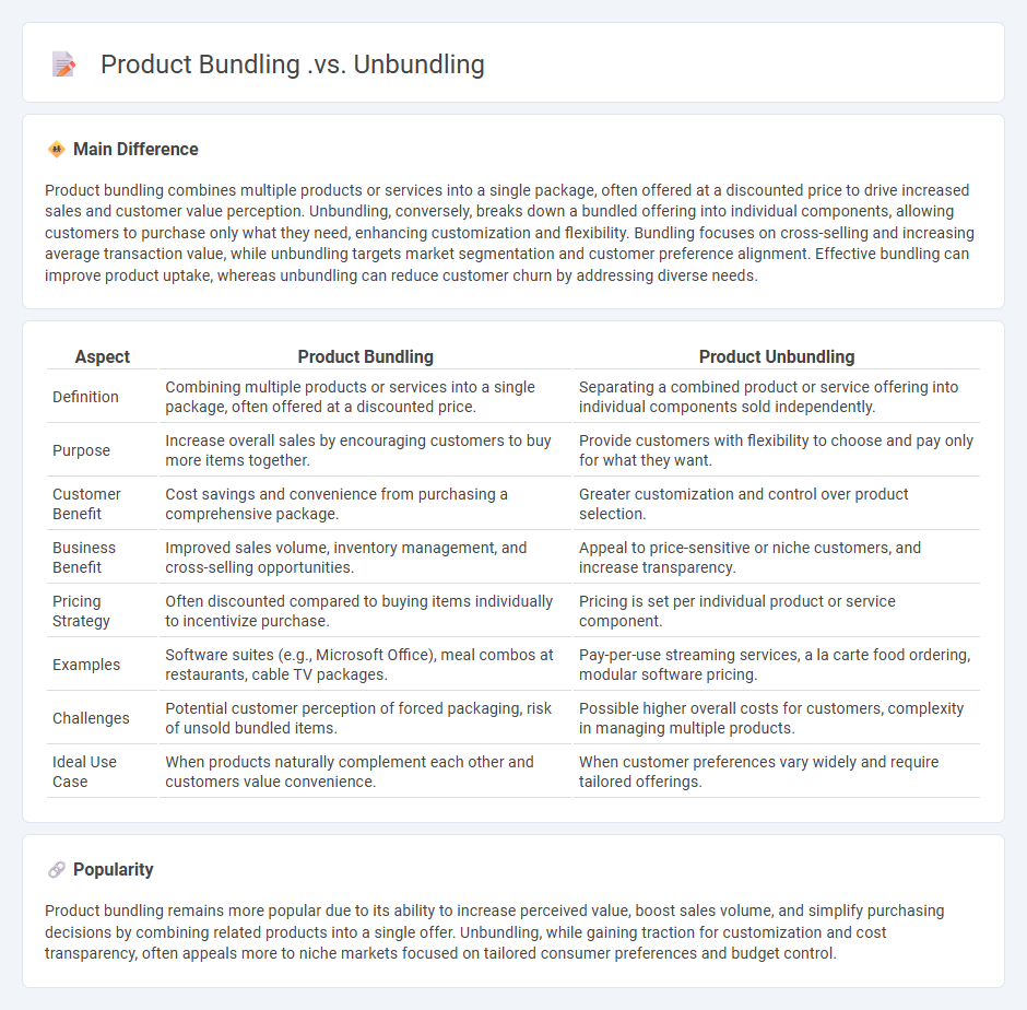 Product Bundling vs Unbundling Business - Understanding Key Differences and Strategic Benefits