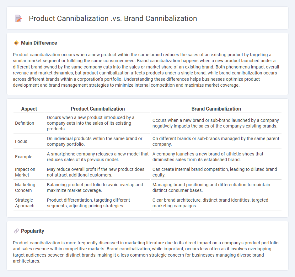 Product Cannibalization vs Brand Cannibalization in Marketing - Key Differences and Strategic Considerations