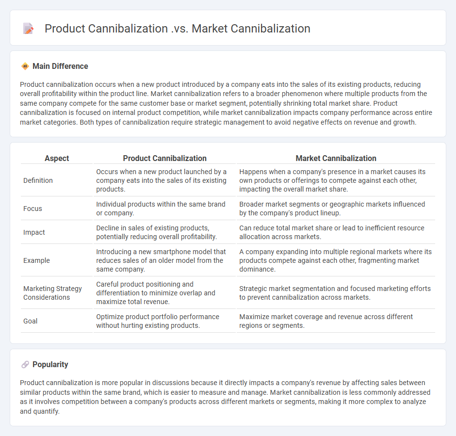Product Cannibalization vs Market Cannibalization in Marketing - Key Differences and Implications