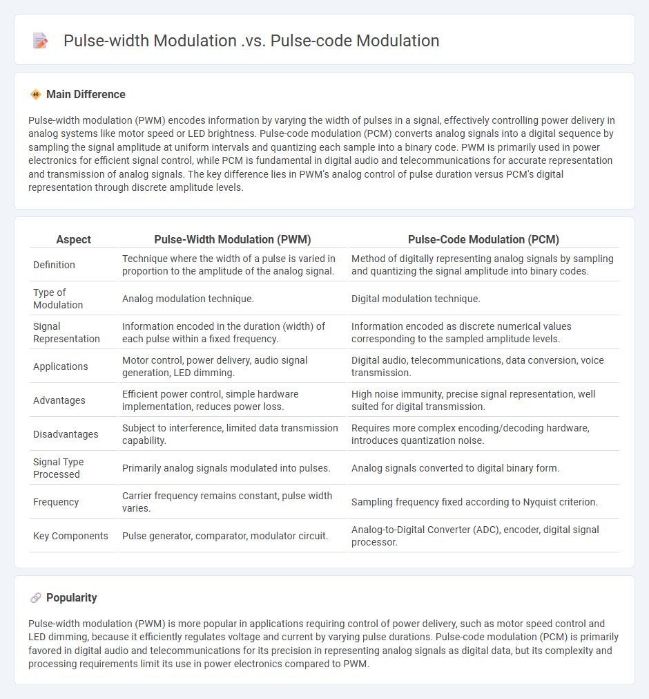 Pulse-Width Modulation vs Pulse-Code Modulation - Key Differences Explained in Engineering