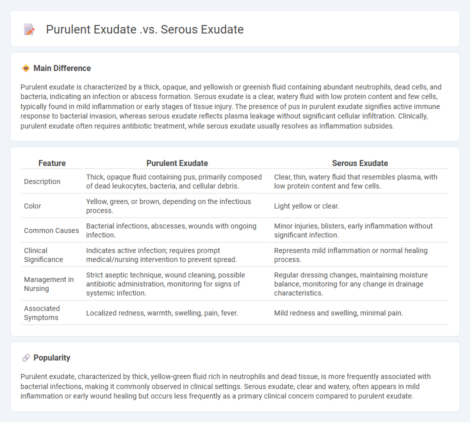 Purulent Exudate vs Serous Exudate in Nursing: Key Differences, Causes, and Clinical Significance