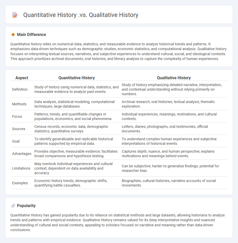 Quantitative History vs Qualitative History - Understanding the Key Differences and Their Applications