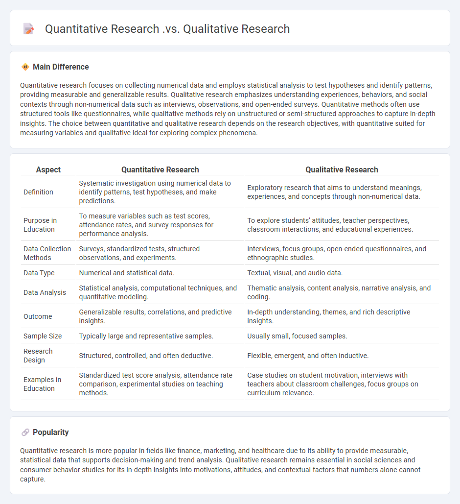 Quantitative Research vs Qualitative Research in Education - Understanding the Key Differences