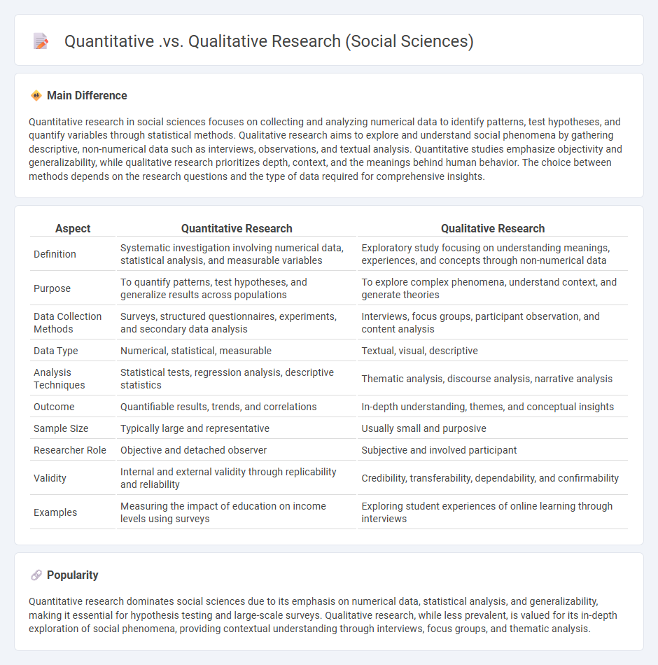 Quantitative vs Qualitative Research in Social Sciences - Understanding Key Differences and Applications