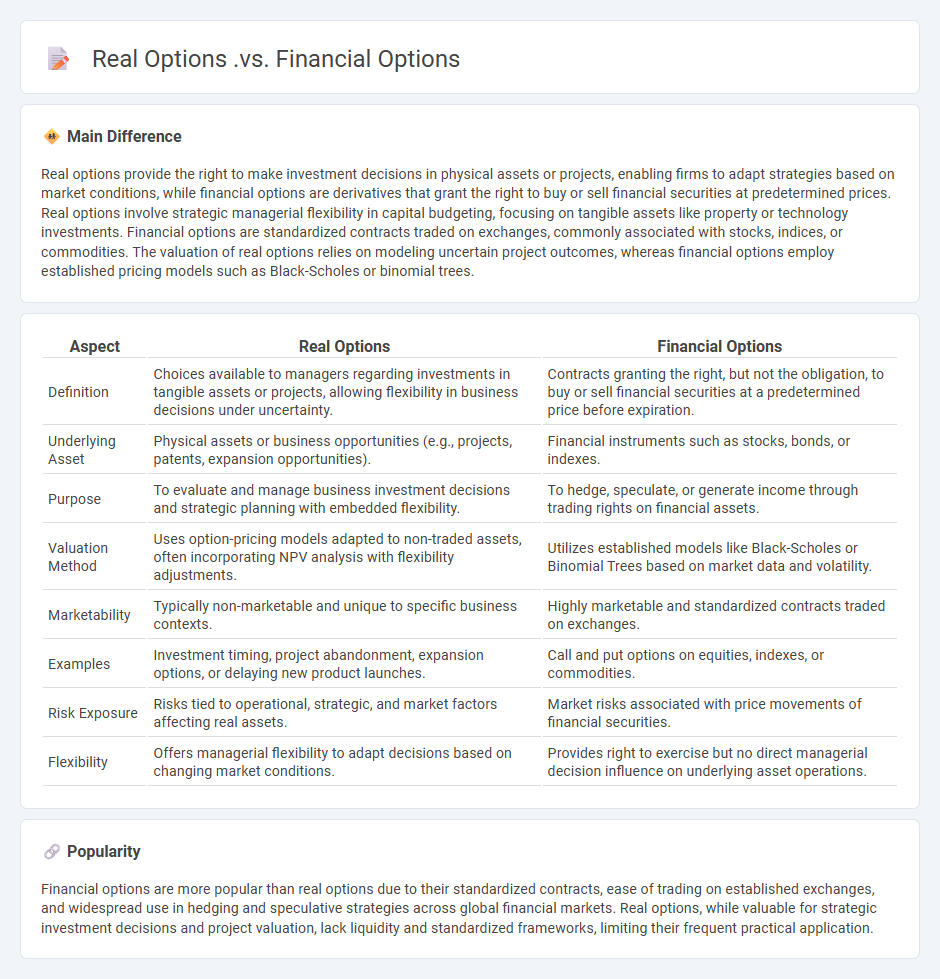 Real Options vs Financial Options in Business: Understanding Their Key Differences and Applications