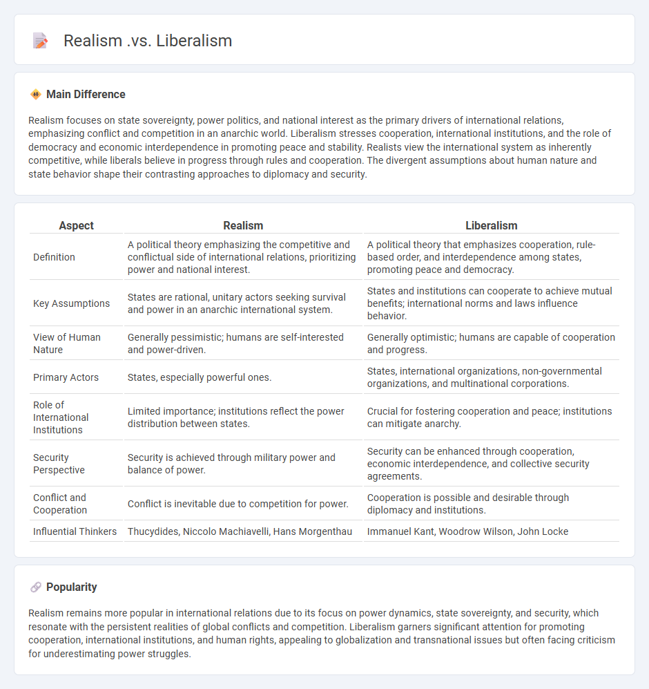 The Difference Between Realism vs Liberalism in Politics - Understanding the Core Approaches