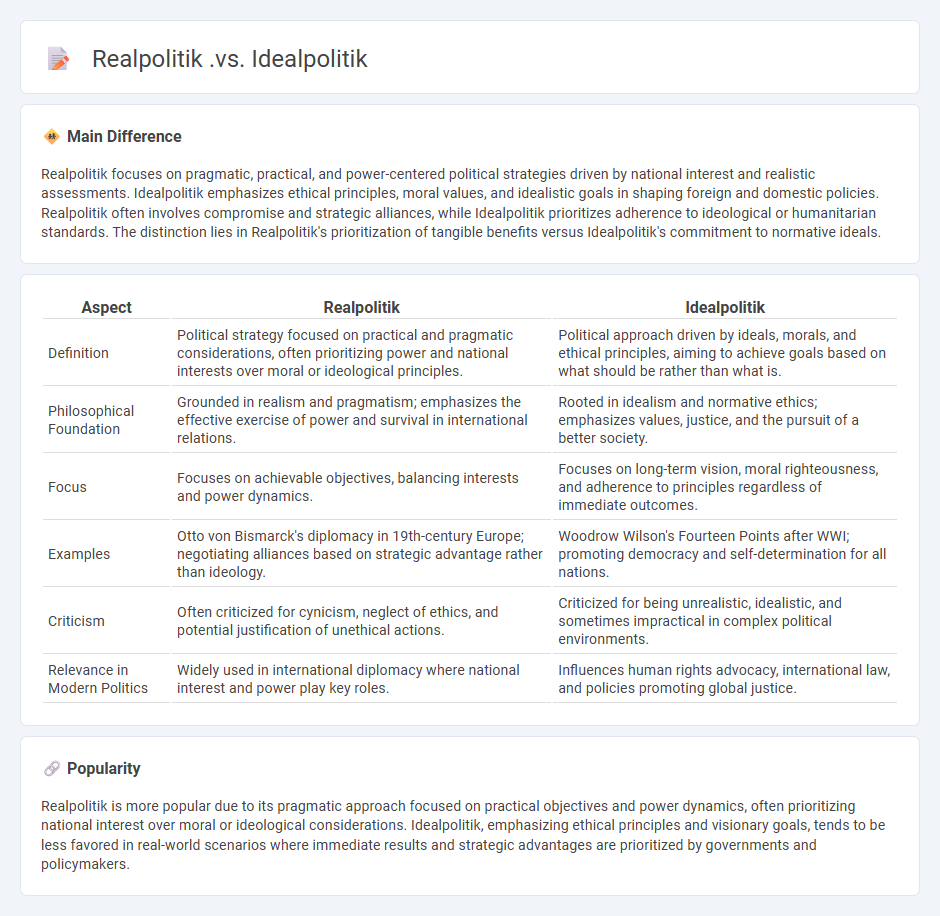 Realpolitik vs Idealpolitik: Understanding the Differences in Political Approaches