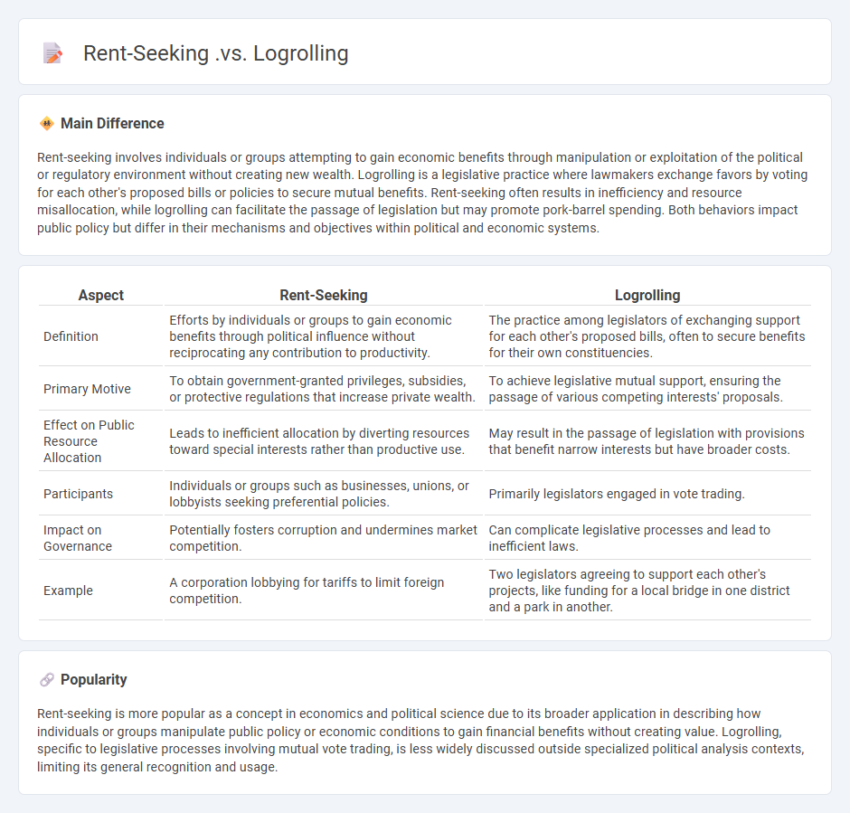 Rent-Seeking vs Logrolling in Politics - Understanding Key Differences and Impacts