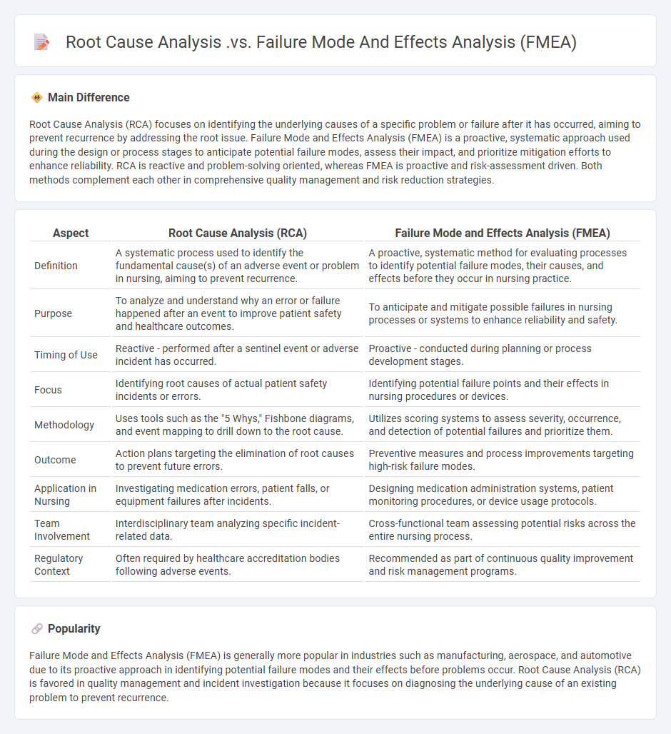 Root Cause Analysis vs Failure Mode and Effects Analysis in Nursing - Understanding the Key Differences and Applications