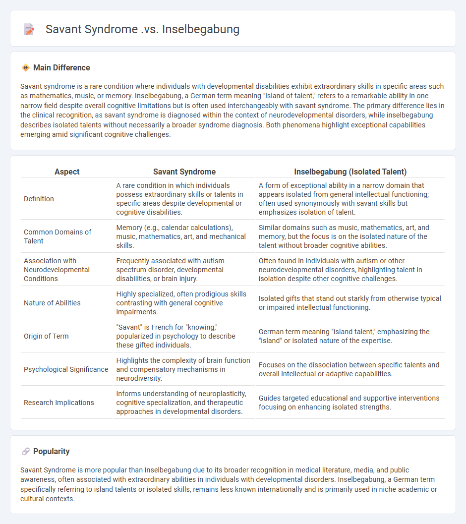 Savant Syndrome vs Inselbegabung: Understanding the Differences in Extraordinary Abilities