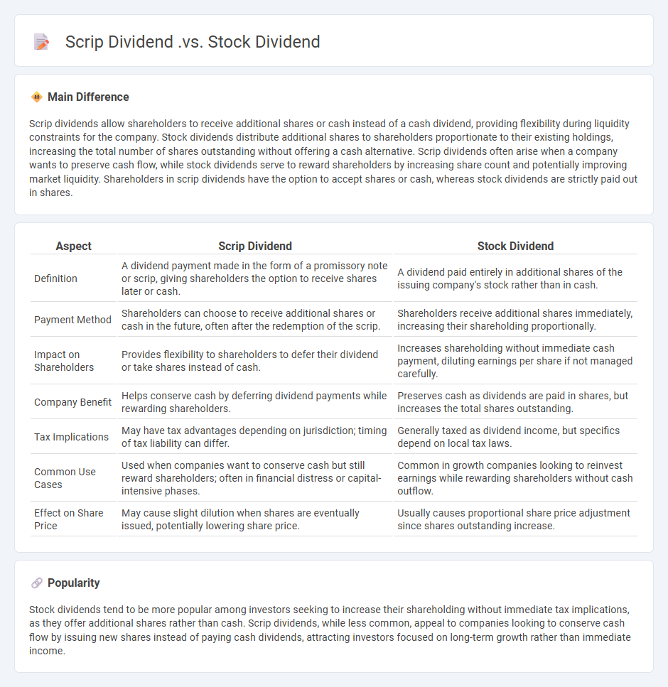 Scrip Dividend vs Stock Dividend: Key Differences in Corporate Finance