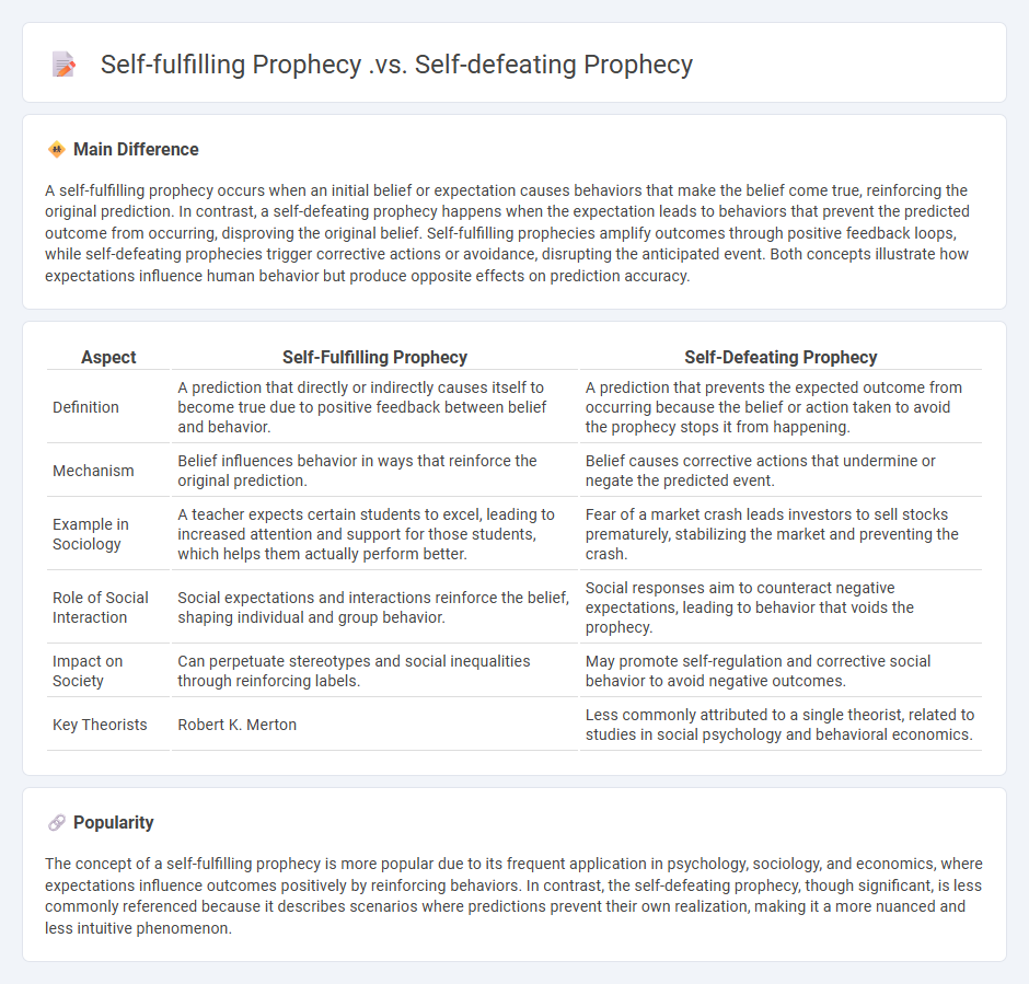 Self-Fulfilling Prophecy vs Self-Defeating Prophecy in Sociology - Understanding Their Impact on Human Behavior
