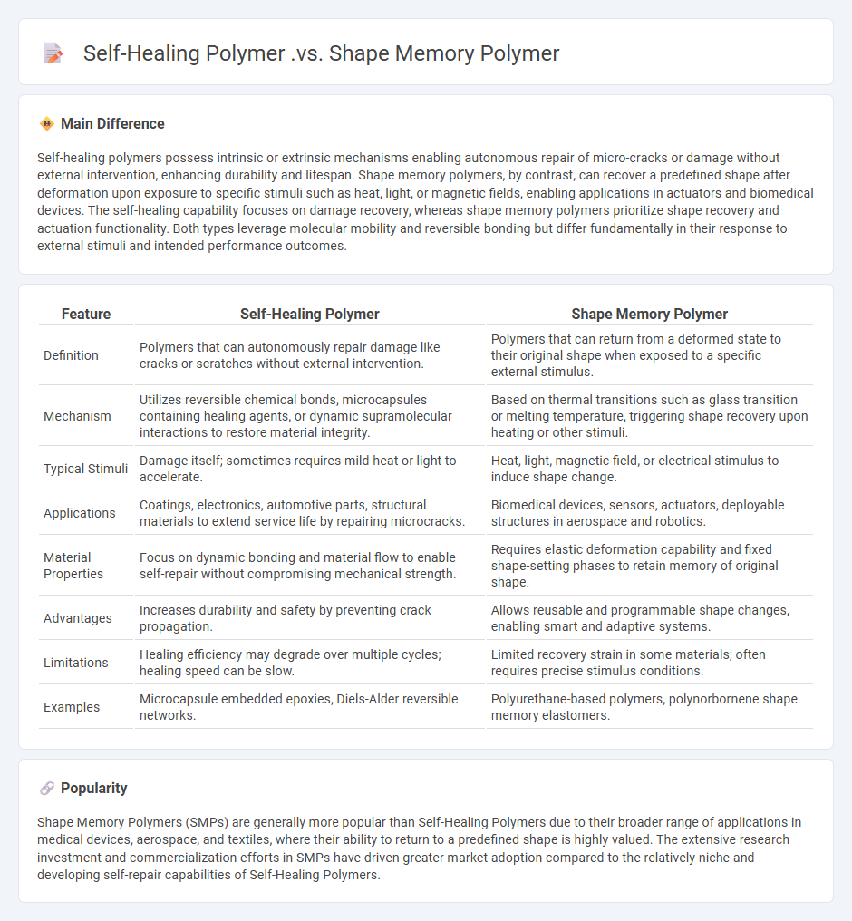 Self-Healing Polymer vs Shape Memory Polymer: Key Differences in Smart Material Engineering