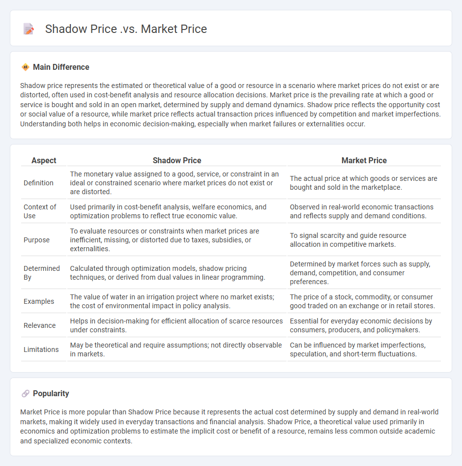 Shadow Price vs Market Price in Economics - Understanding the Key Differences and Applications