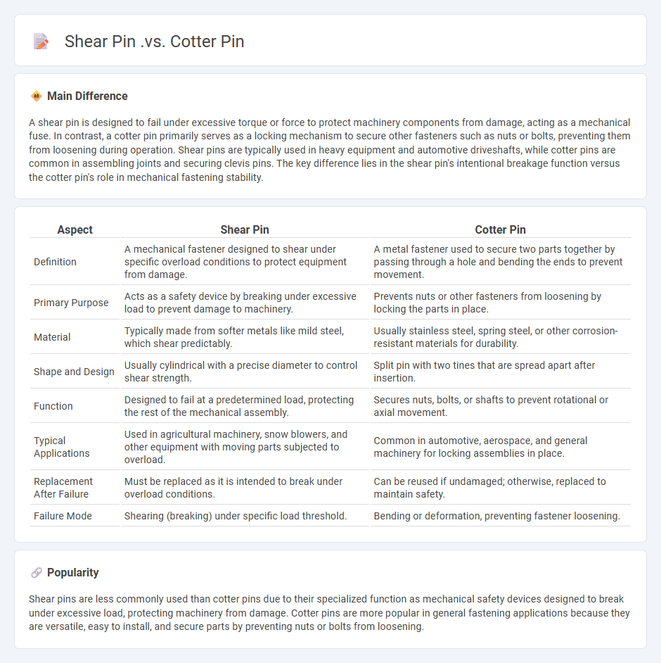 Shear Pin vs Cotter Pin: Understanding Their Roles and Differences in Engineering
