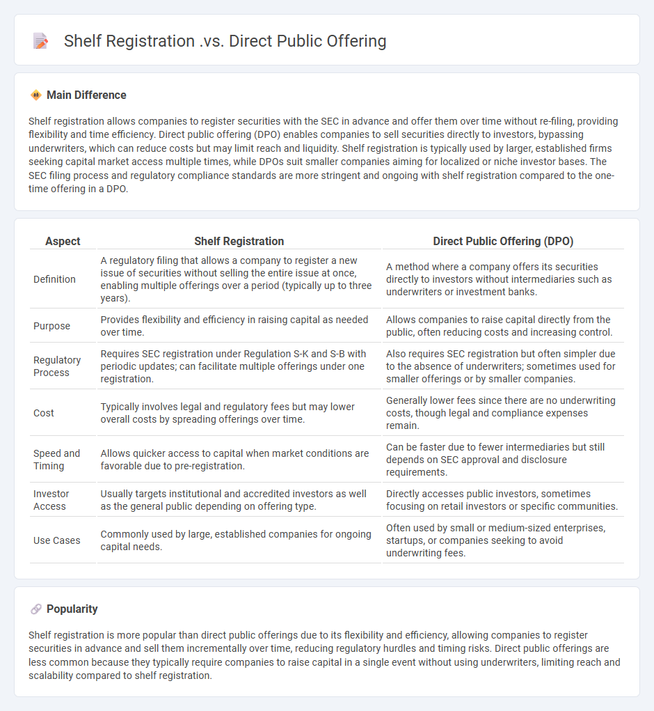 The Difference Between Shelf Registration vs Direct Public Offering in Corporate Finance