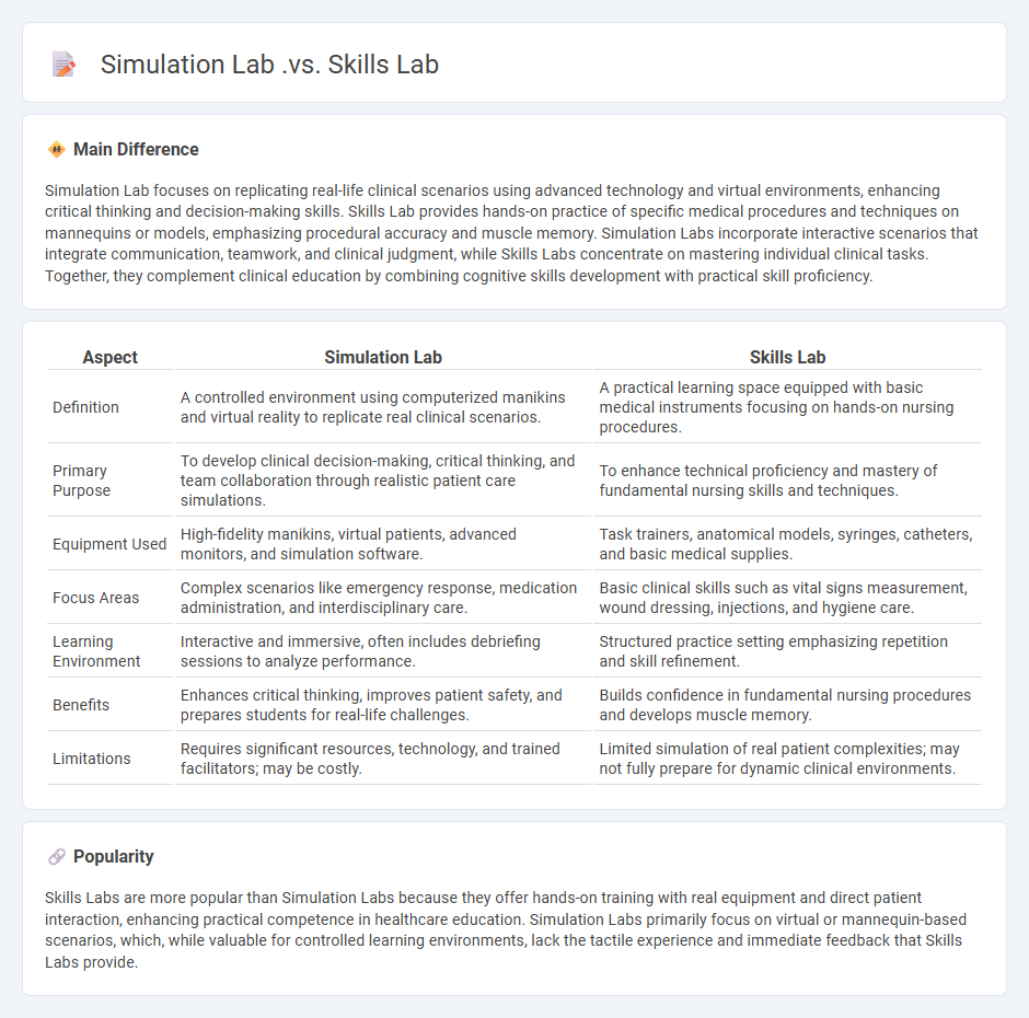 Simulation Lab vs Skills Lab in Nursing - Key Differences and Impact on Nursing Education