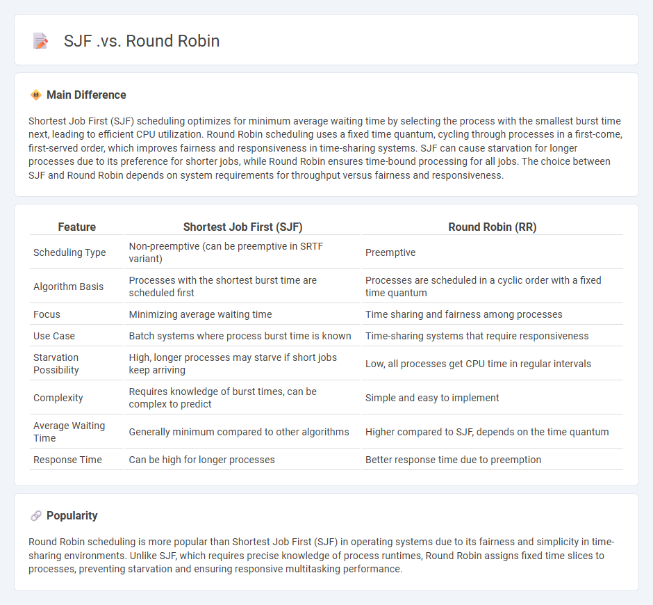 SJF vs Round Robin Scheduling in Operating Systems - Comparing Pros and Cons