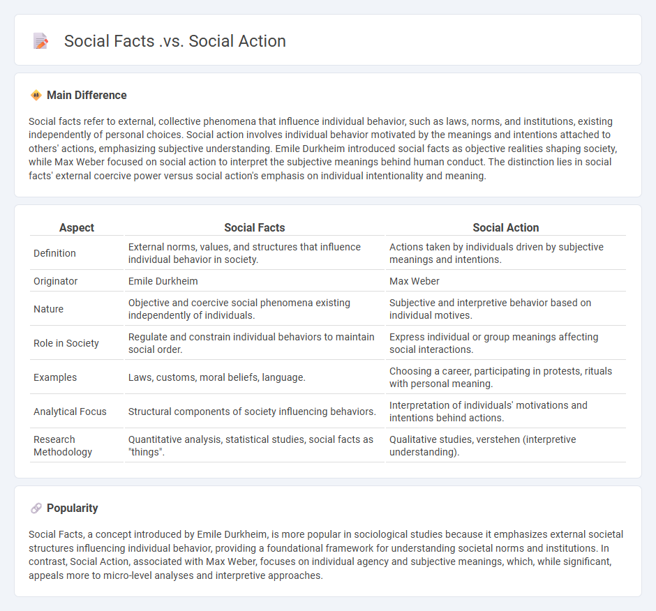 The Difference Between Social Facts vs Social Action in Sociology - Understanding Their Roles