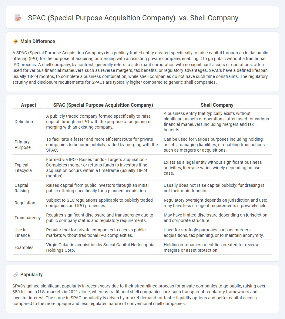 SPAC vs Shell Company Finance - Key Differences and Practical Implications in Corporate Structuring