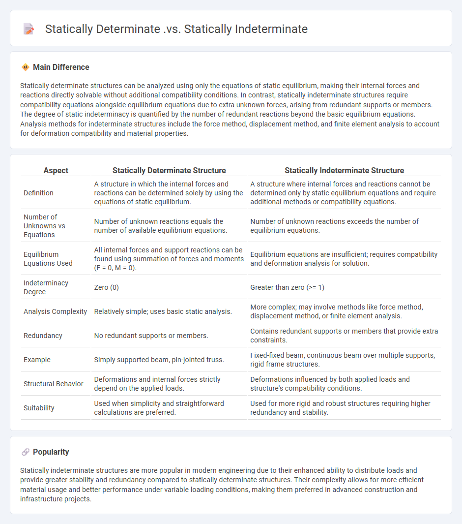 The Difference Between Statically Determinate and Statically Indeterminate Structures in Engineering
