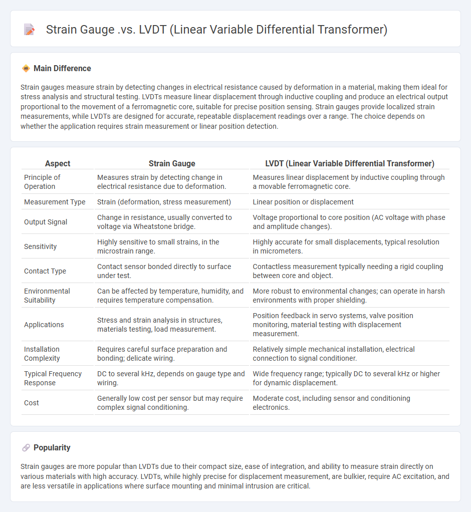 Strain Gauge vs LVDT: Key Differences and Applications in Engineering Measurement Systems