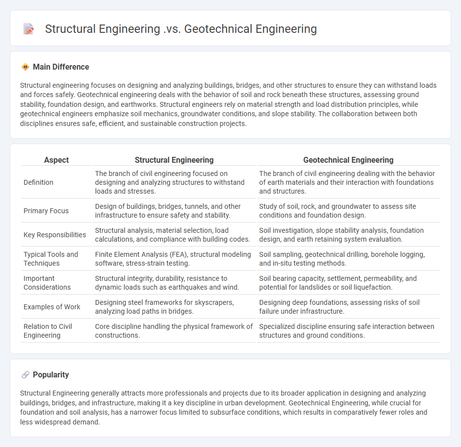 Structural Engineering vs Geotechnical Engineering - Key Differences and Roles in Construction