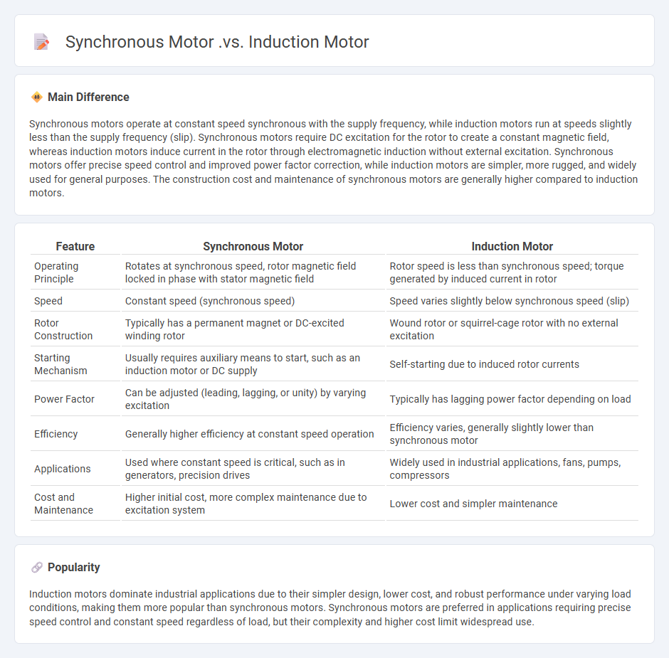 Synchronous Motor vs Induction Motor - Key Engineering Differences and Applications