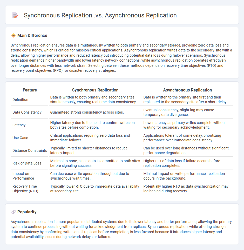 Synchronous Replication vs Asynchronous Replication in Computing - Key Differences and Use Cases