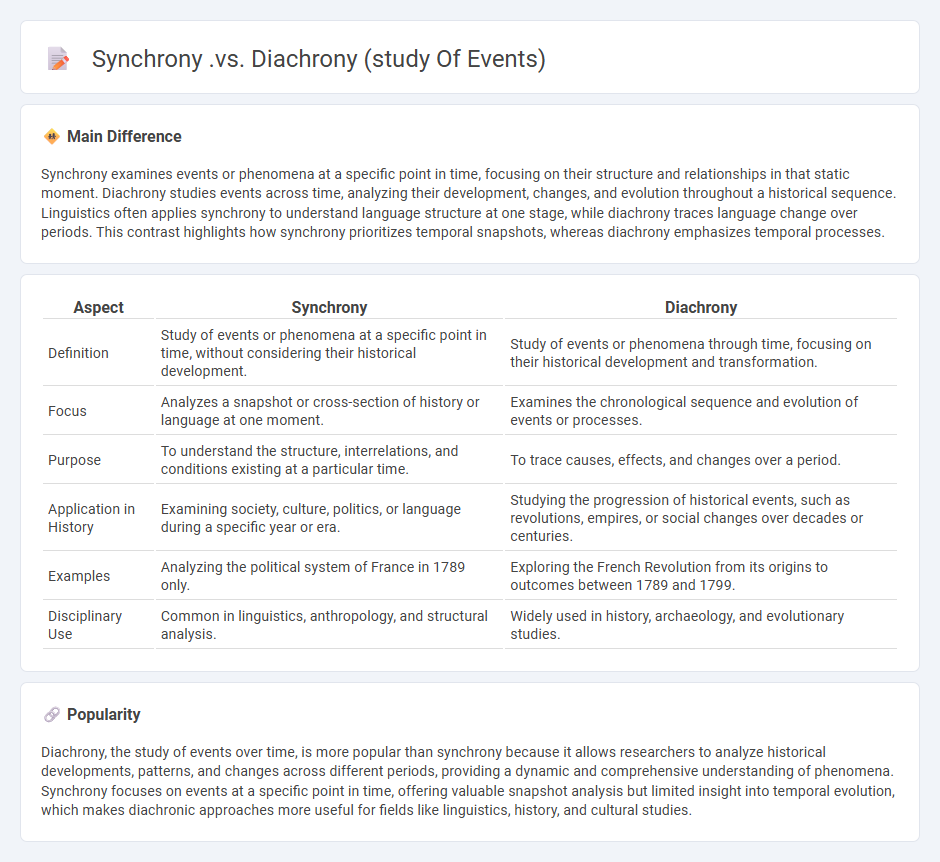 Synchrony vs Diachrony in the Study of Historical Events - Understanding Their Key Differences