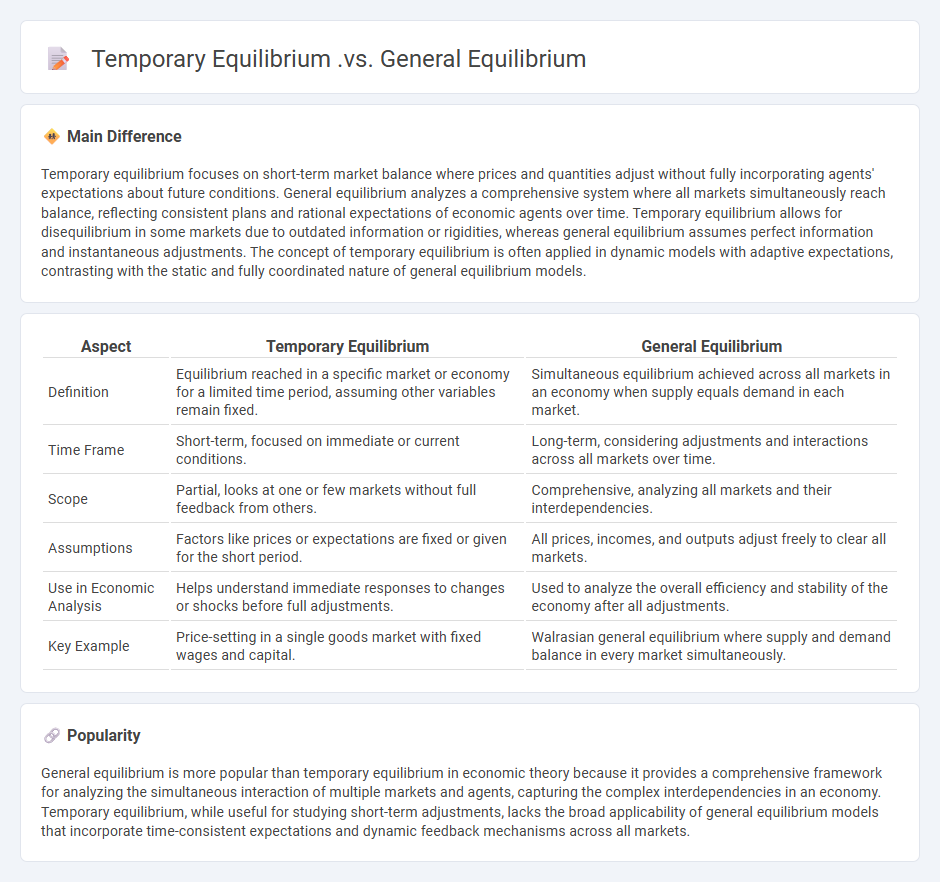 Temporary Equilibrium vs General Equilibrium in Economics - Understanding the Key Differences